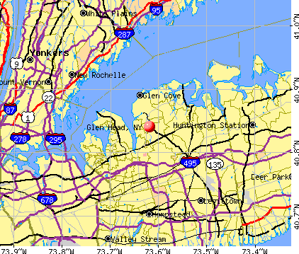 Glen Head, NY map