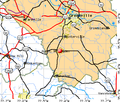 Ayden, NC map