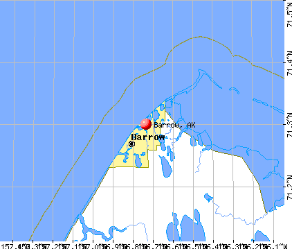 Barrow, AK map