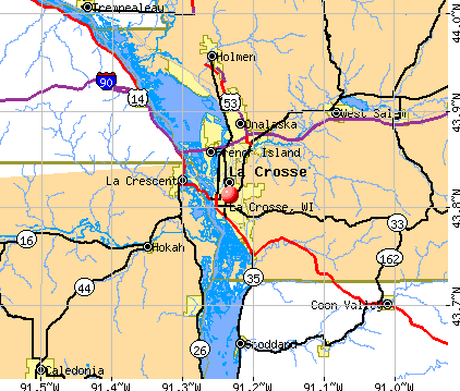 La Crosse, WI map