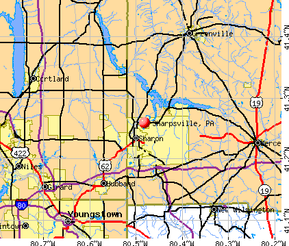 Sharpsville, PA map