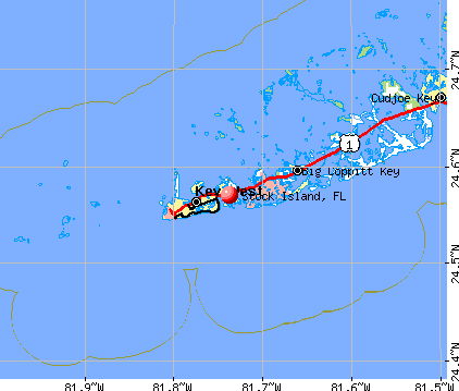 Stock Island, FL map
