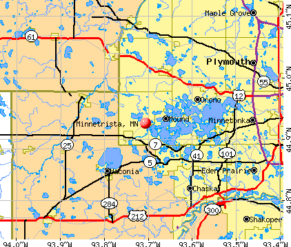 Minnetrista, MN map