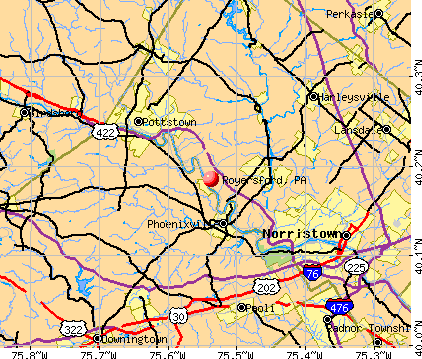 Royersford, PA map