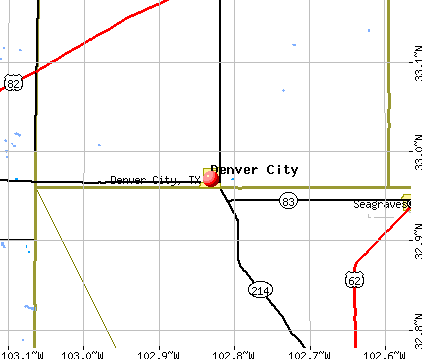 Denver City, TX map