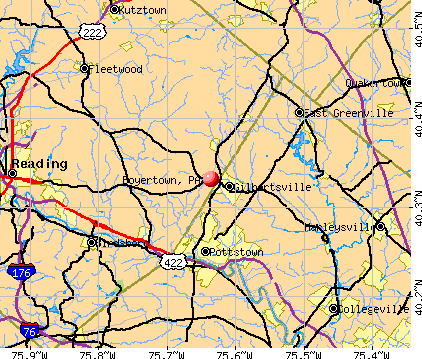 Boyertown, PA map