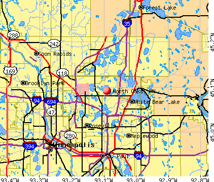 North Oaks, MN map