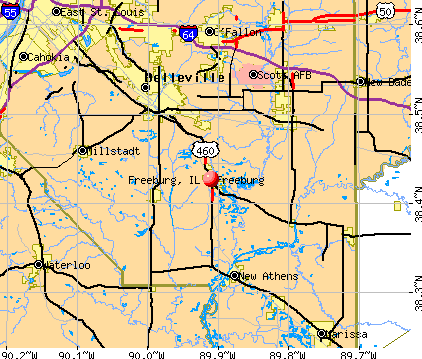 Freeburg, IL map