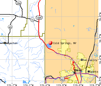 Cold Springs, NV map