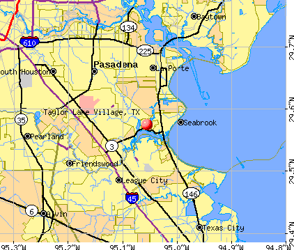 Taylor Lake Village, TX map