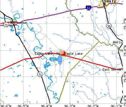 Eagle Lake, TX map