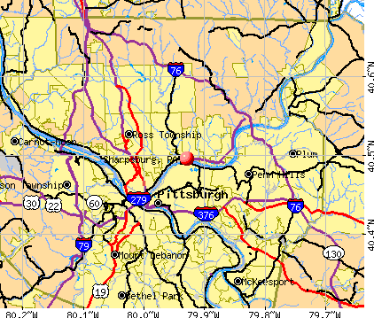 Sharpsburg, PA map