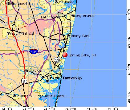 Spring Lake, NJ map