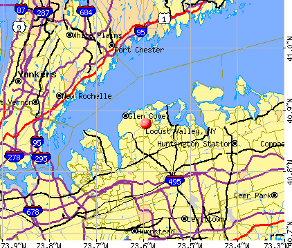 Locust Valley, NY map