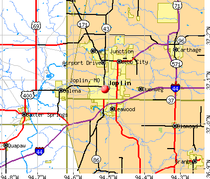 Joplin, Missouri (MO 64801) profile: population, maps, real estate