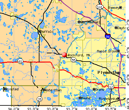 Rockford, MN map