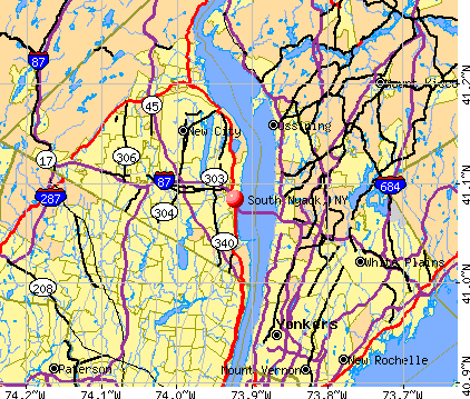 South Nyack, NY map