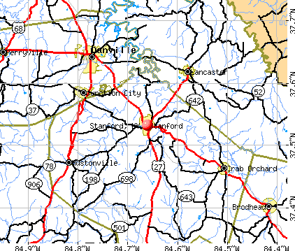 Stanford, KY map