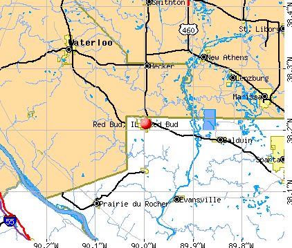 Red Bud Illinois Map Red Bud, Illinois (Il 62278) Profile: Population, Maps, Real Estate,  Averages, Homes, Statistics, Relocation, Travel, Jobs, Hospitals, Schools,  Crime, Moving, Houses, News, Sex Offenders