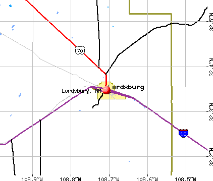 Lordsburg, NM map