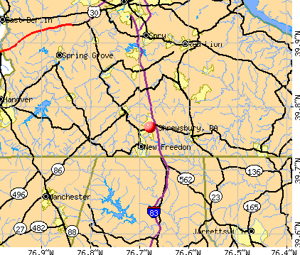 Shrewsbury, PA map
