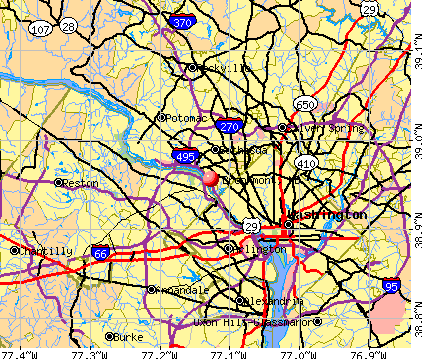 Brookmont, MD map