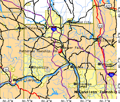 Patterson Township, PA map
