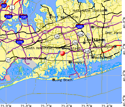 South Hempstead, NY map