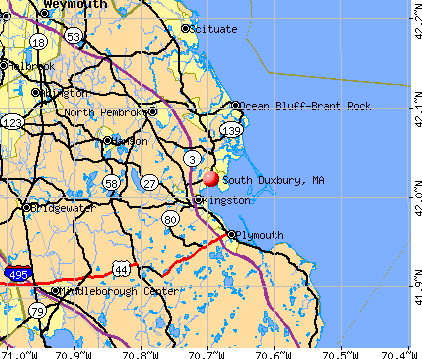 South Duxbury, MA map