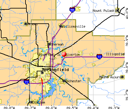 Riverton, IL map