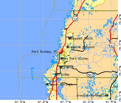 Port Richey Florida Fl 34668 Profile Population Maps Real