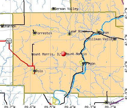 Mount Morris, IL map