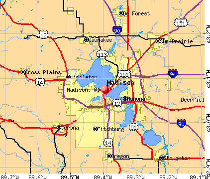 downtown wisconsin map madison wi zip code map Madison Wisconsin Wi Profile Population Maps Real Estate downtown wisconsin map madison wi zip code map