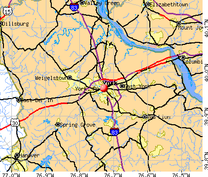 OSM Map; General Map; Google Map; MSN Map. York, PA map