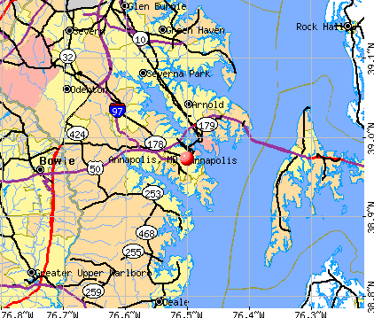 Annapolis, MD map