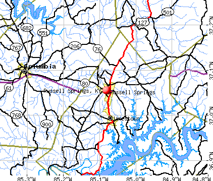Russell Springs Ky Map Russell Springs, Kentucky (Ky 42642) Profile: Population, Maps, Real  Estate, Averages, Homes, Statistics, Relocation, Travel, Jobs, Hospitals,  Schools, Crime, Moving, Houses, News, Sex Offenders