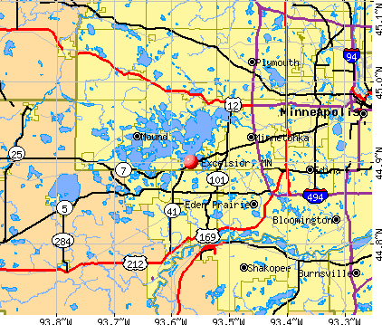 Excelsior, MN map