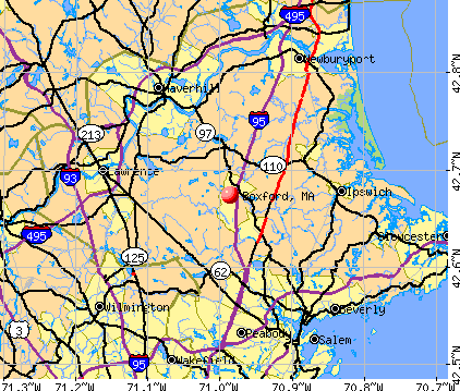 Boxford, MA map