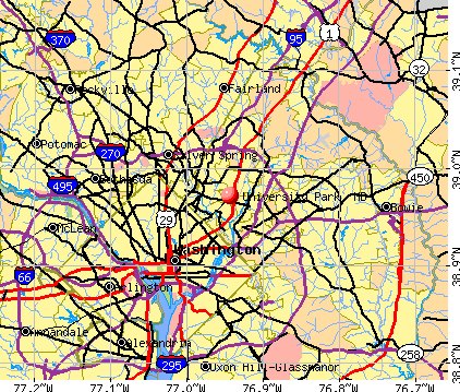 University Park, MD map