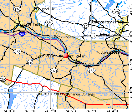 Fort Plain, NY map