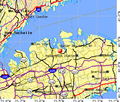 Oyster Bay Cove, NY map