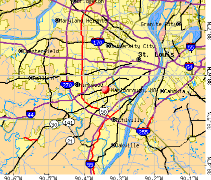 Marlborough, MO map