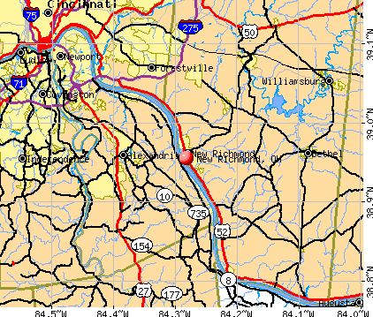 New Richmond, OH map