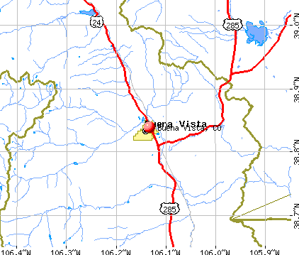 Buena Vista, CO map