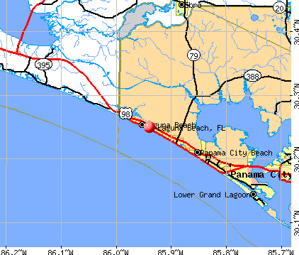 Laguna Beach, FL map
