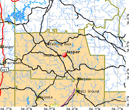 Jasper, GA map