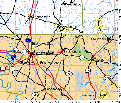 Smithsburg, MD map