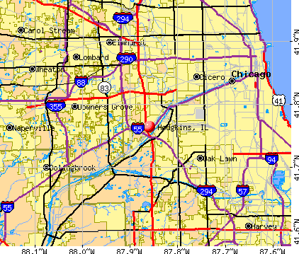 hodgkins il united states map Hodgkins Illinois Il 60480 Profile Population Maps Real hodgkins il united states map