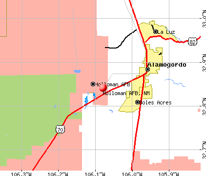 Holloman AFB, NM map