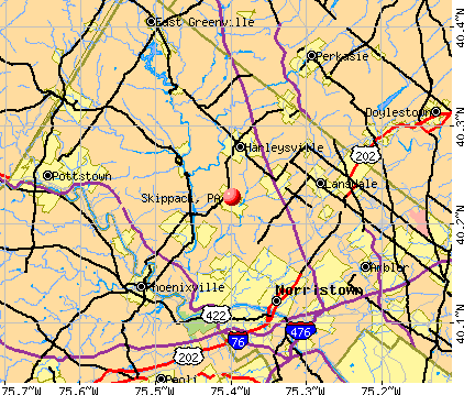 Skippack, PA map